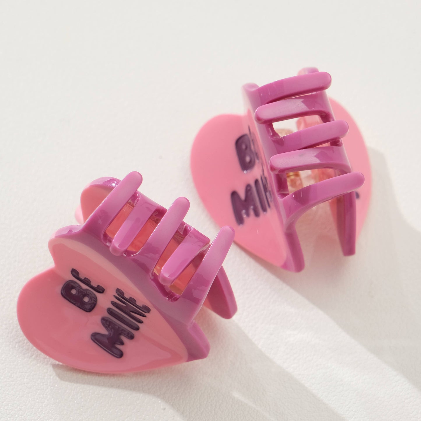 Be Mine Valentine Heart Mini Claw Clip