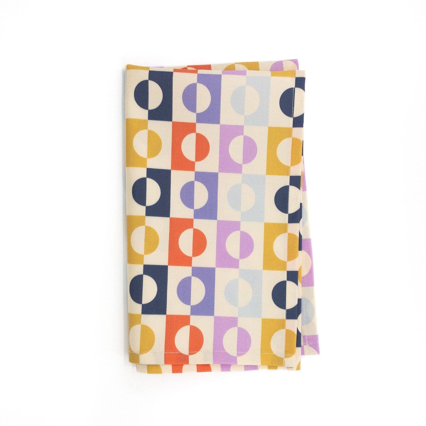 Colorful Geometric Tea Towel | Made in the USA