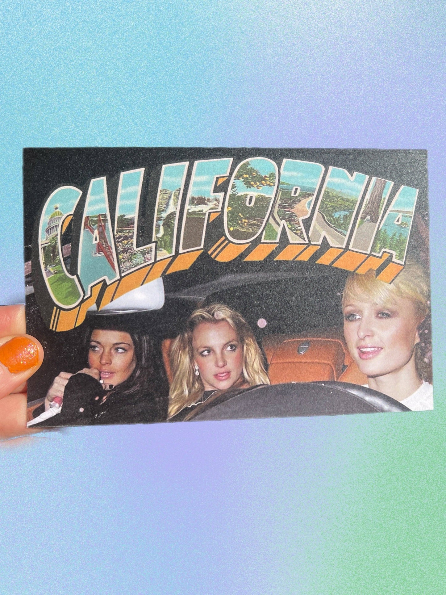 POSTCARD California Triple Threat