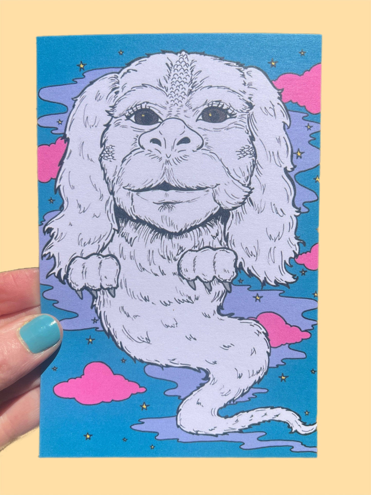 POSTCARD Falkor The Luck Dragon