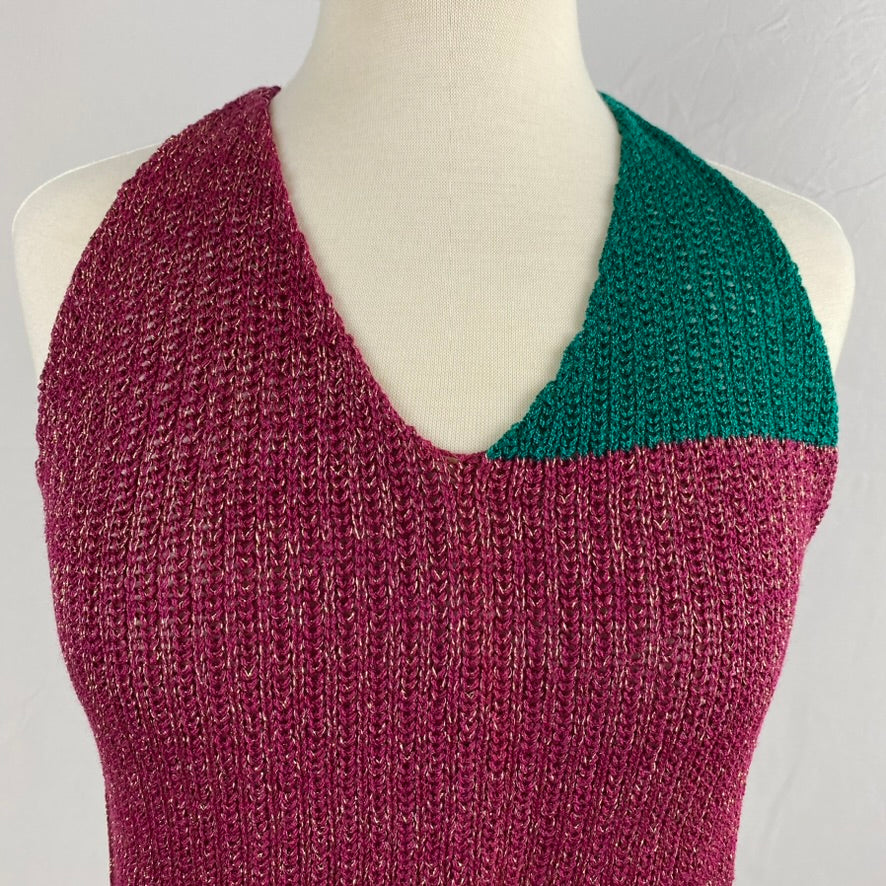 Halter knit top