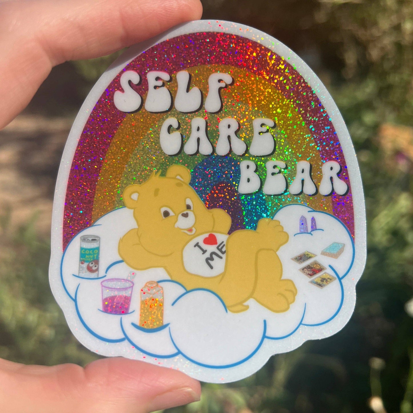 Self Care Bear STICKER 3 Inch