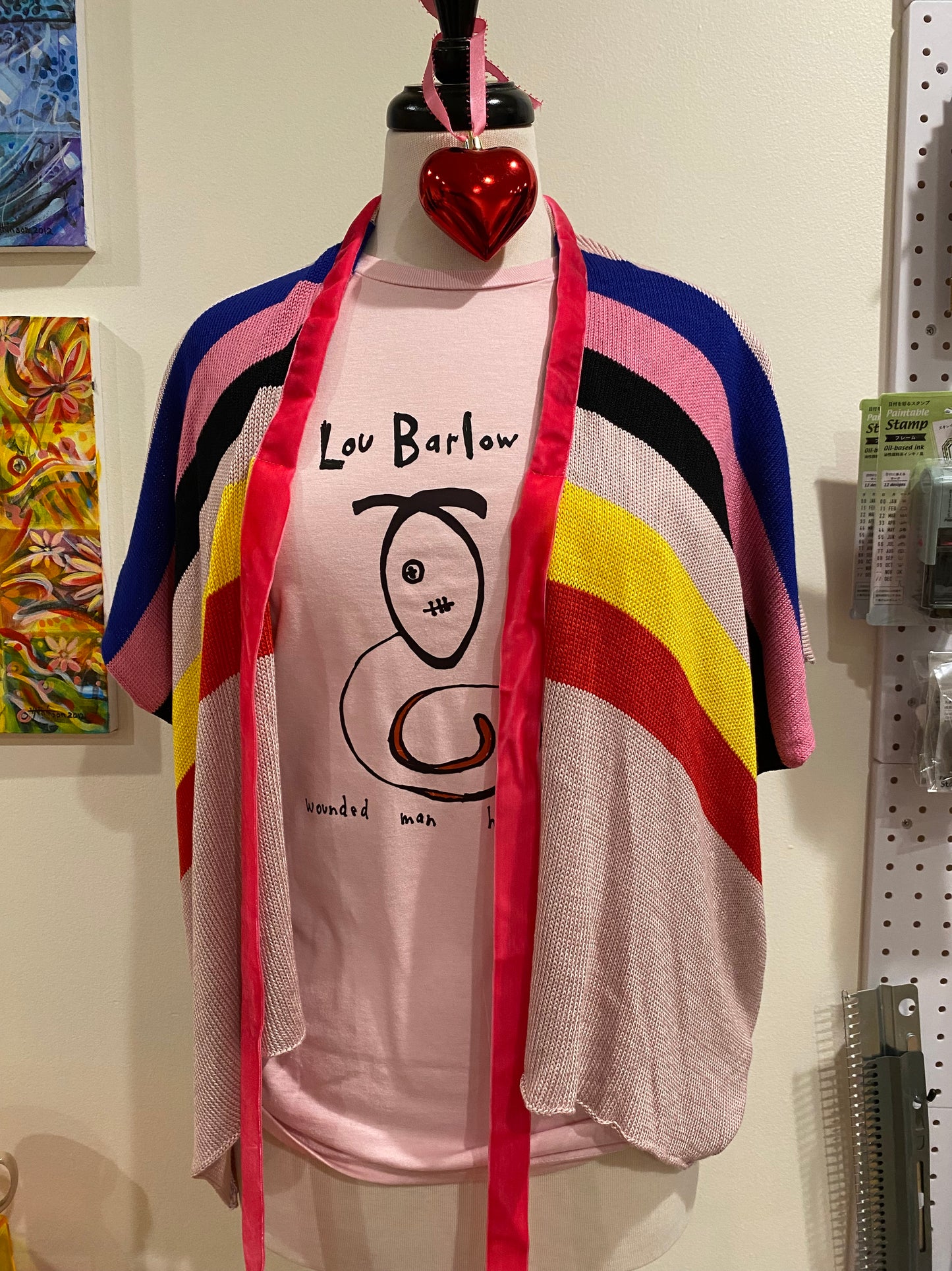 Wounded Man Holds Cat T-shirt