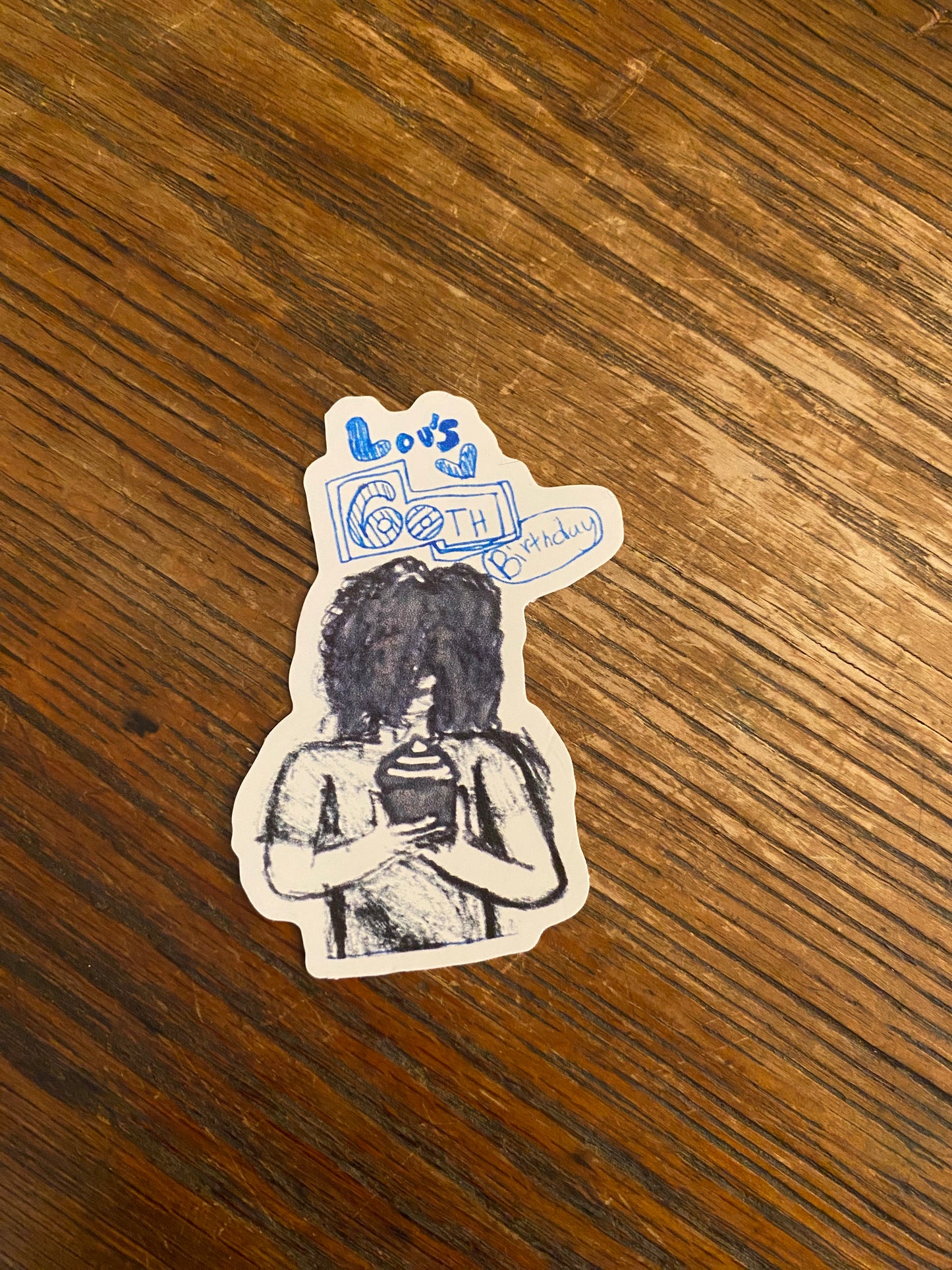 Lou's 60th Bday sticker