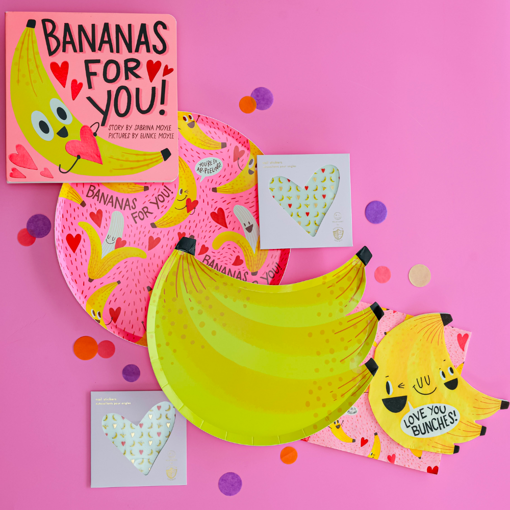 Bananas For You Nail Stickers