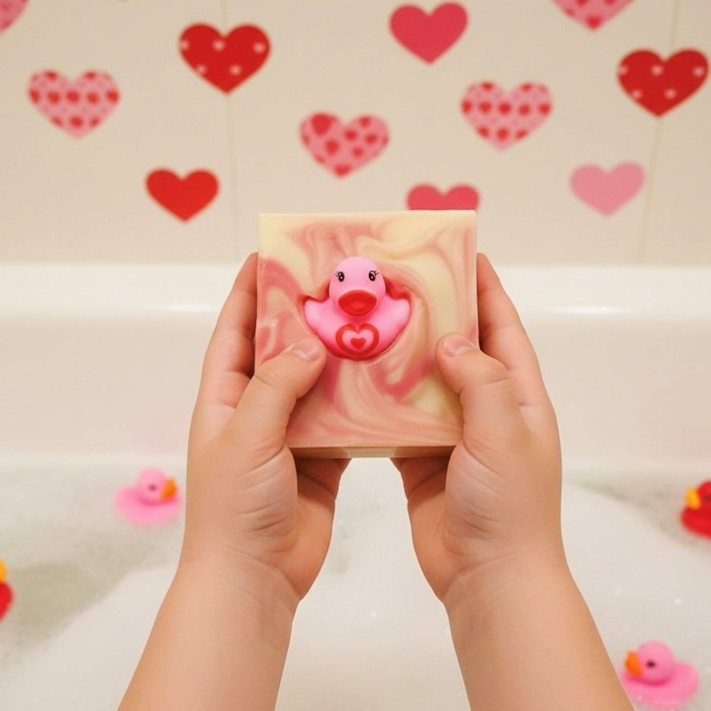 Cutie Pie Valentine's Day Handmade Soap Bar for Kids