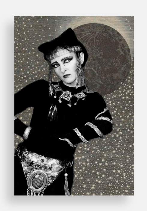 POSTCARD Siouxsie Cat
