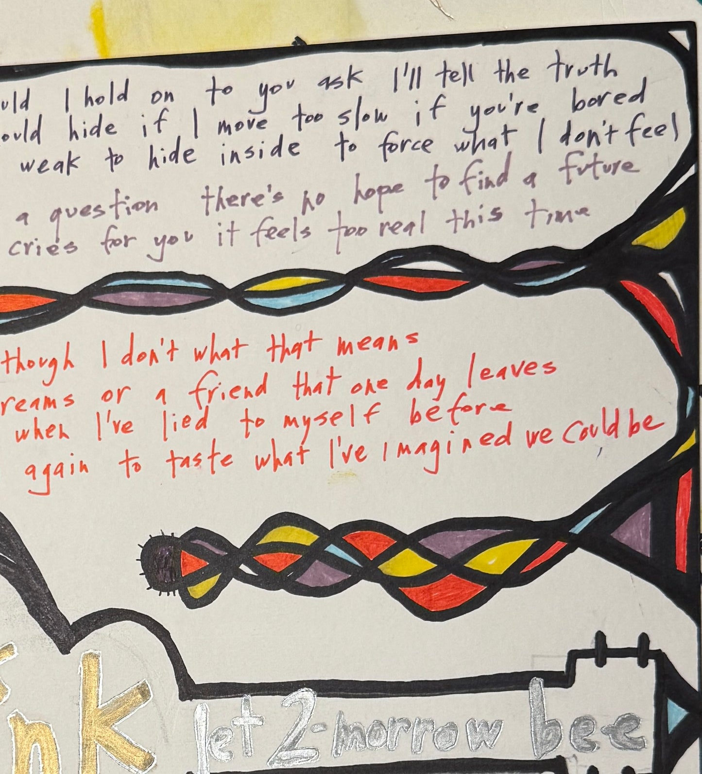 Handwritten Personalized Lyrics