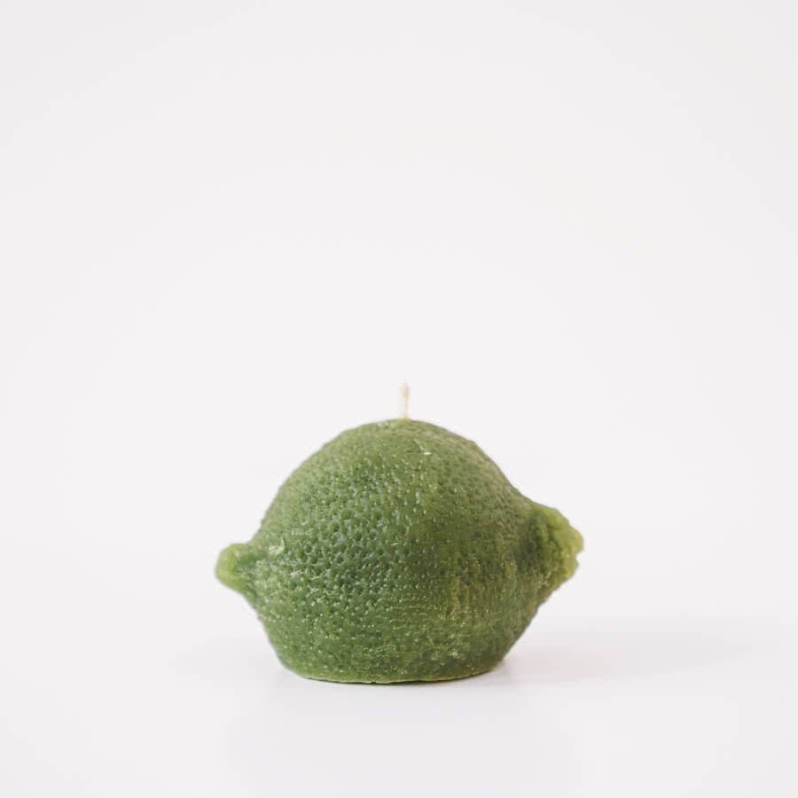 Lemon or Lime Beeswax Candle