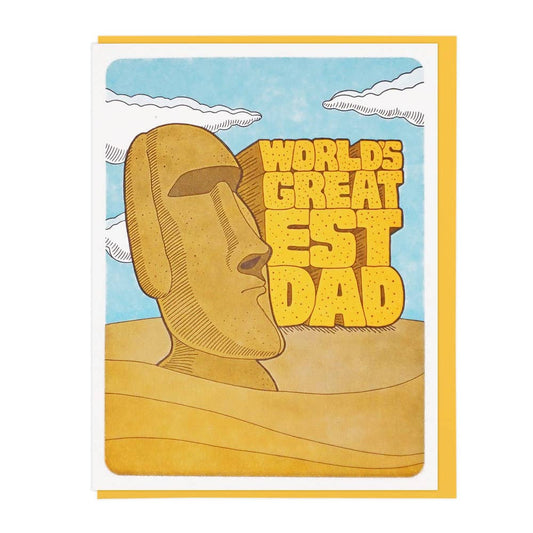 World's Greatest Dad Moai