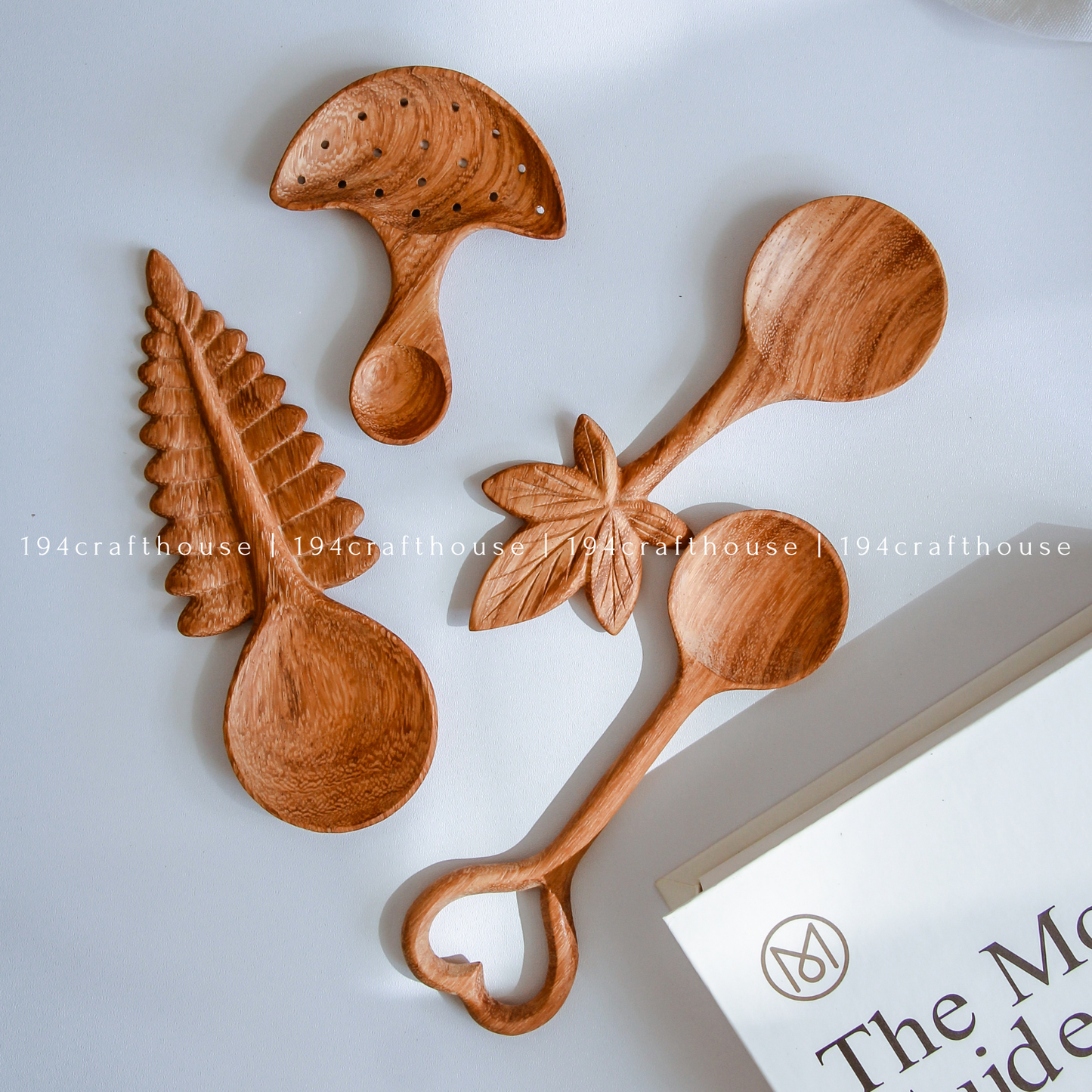 Hand Carved Wooden Heart Spoon
