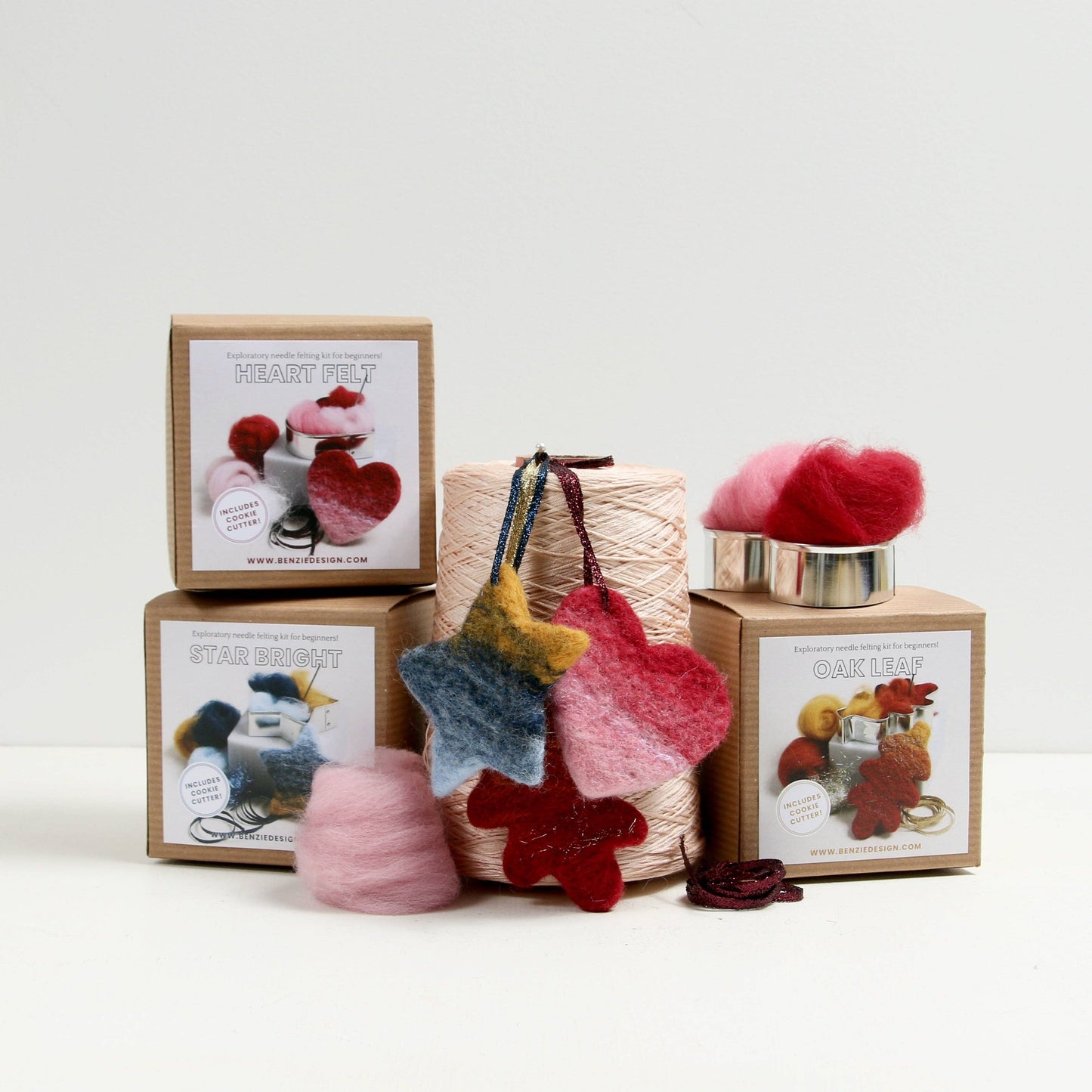 Oak Leaf, Beginner Needle Felting Kit