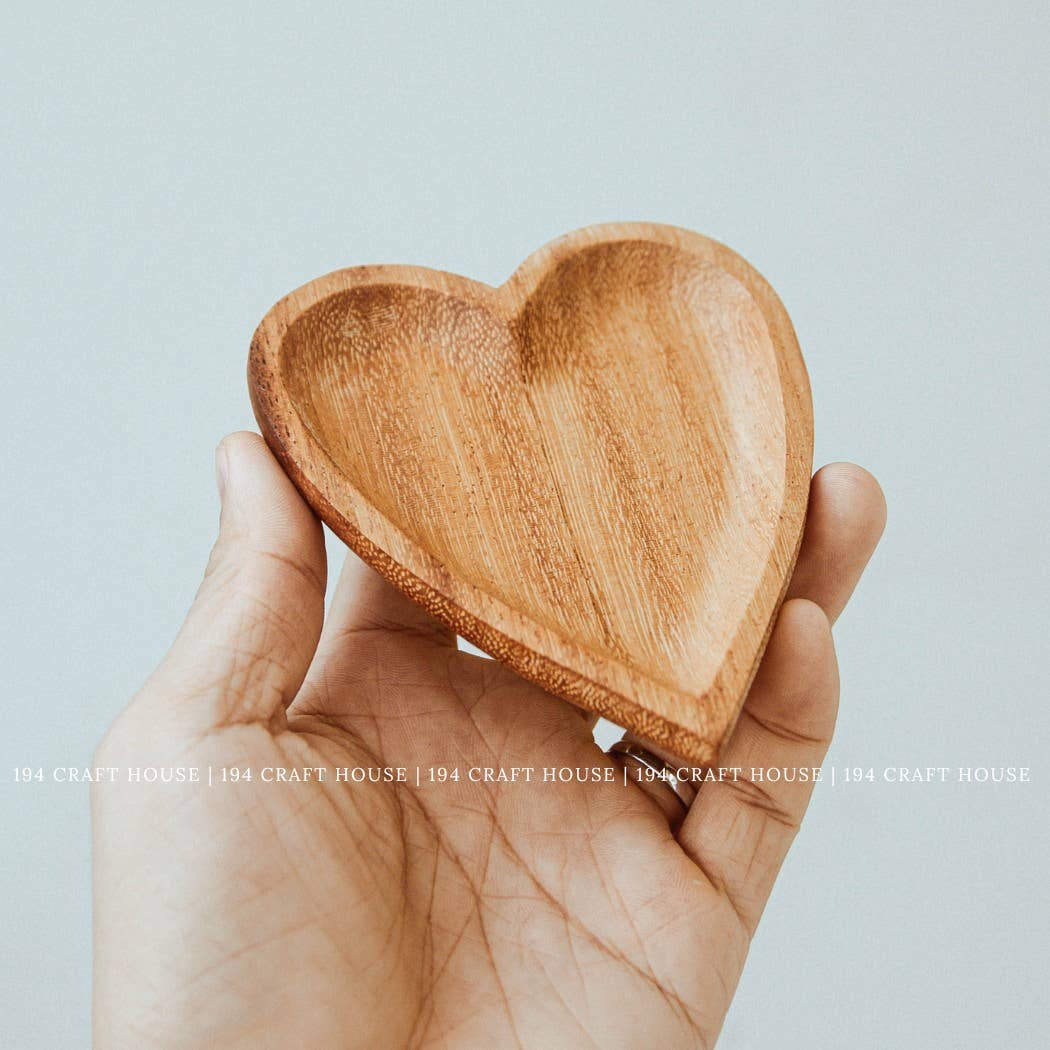 Sweet Heart Wooden Tray
