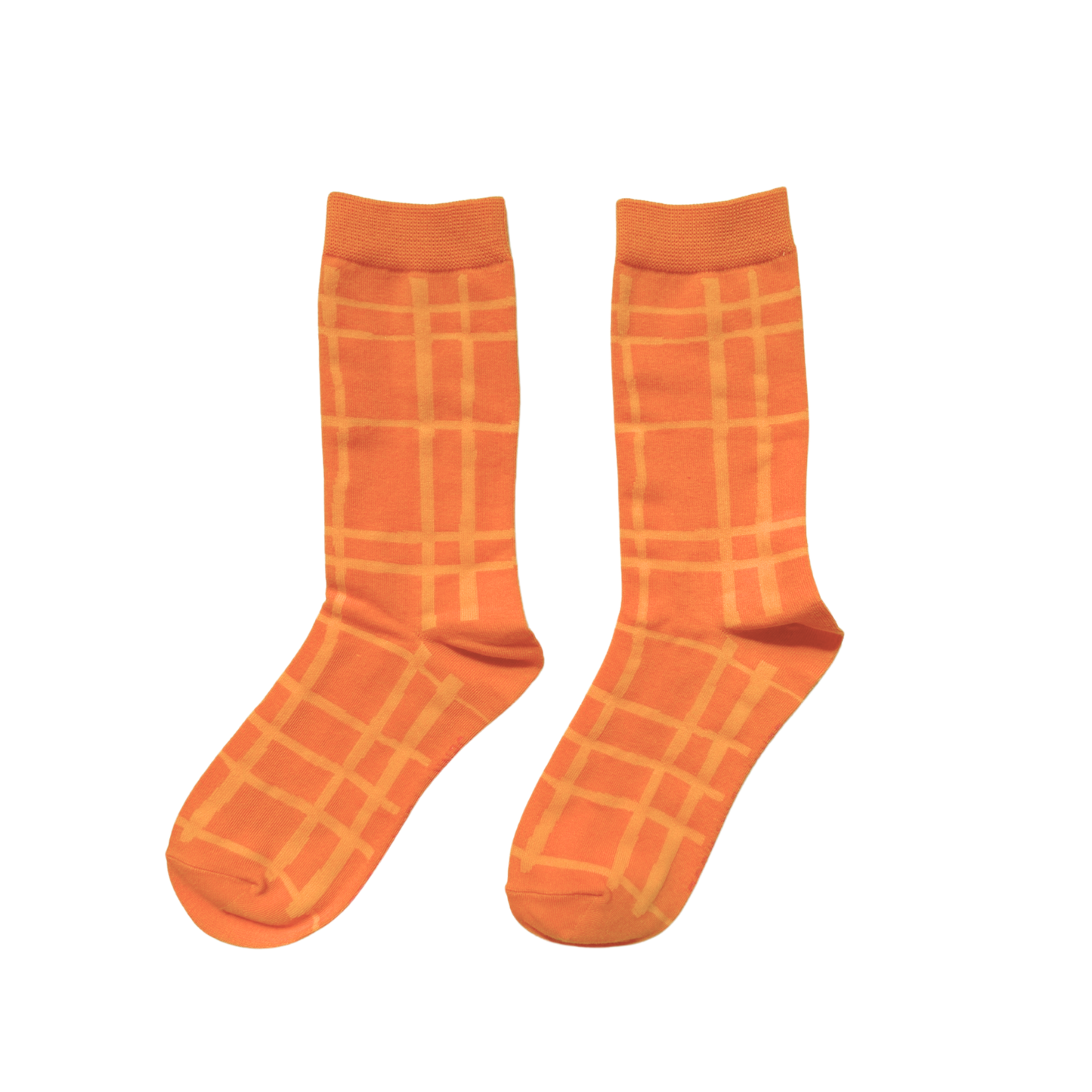 Crew Socks - Darby in Tangerine