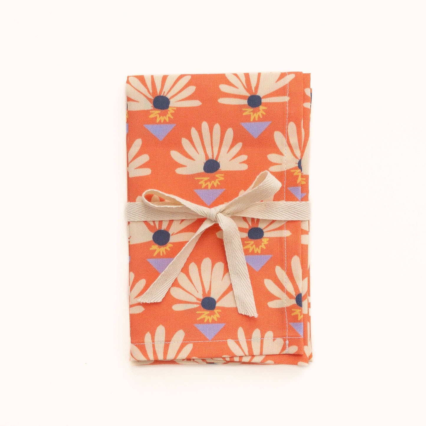 Daisies Red Tea Towel | Made in the USA