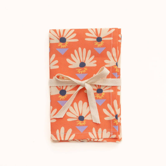 Daisies Red Tea Towel | Made in the USA