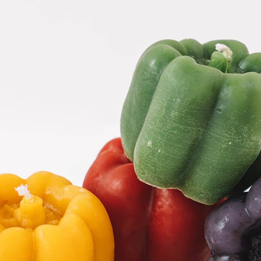 Bell Pepper Beeswax Candle