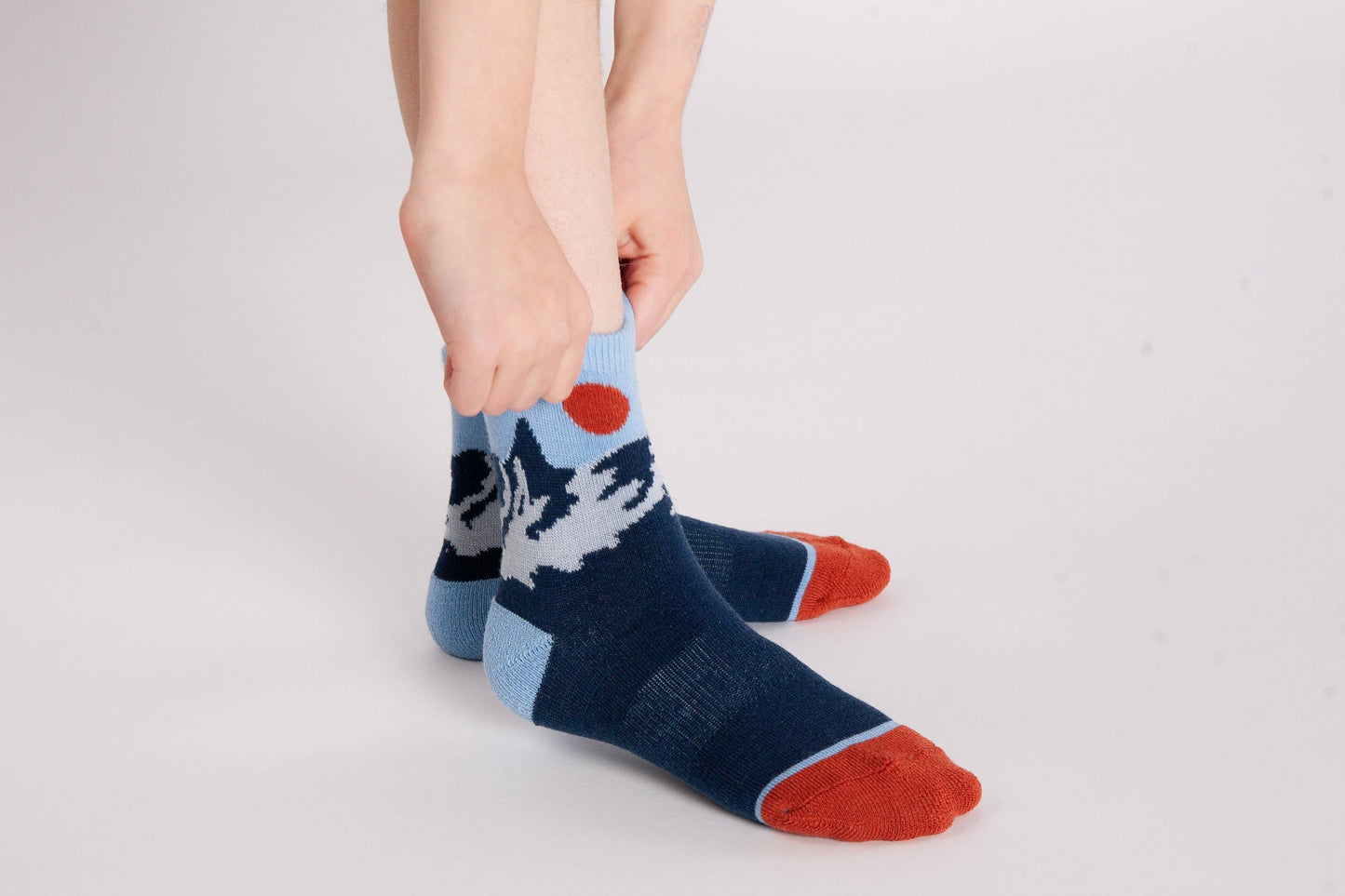 Children's Socks, Merino Wool Mini-Crew