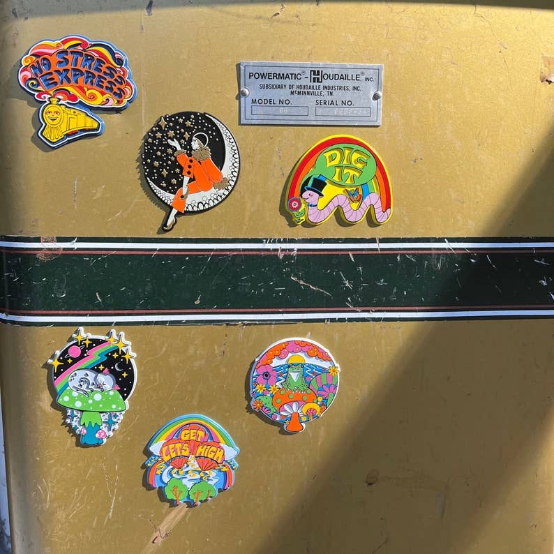 Space Kitty Space Cat Rubber Magnet