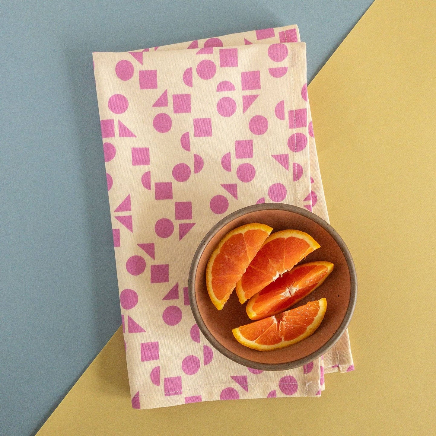 Playful Geometric Tea Towel | Made in the USA