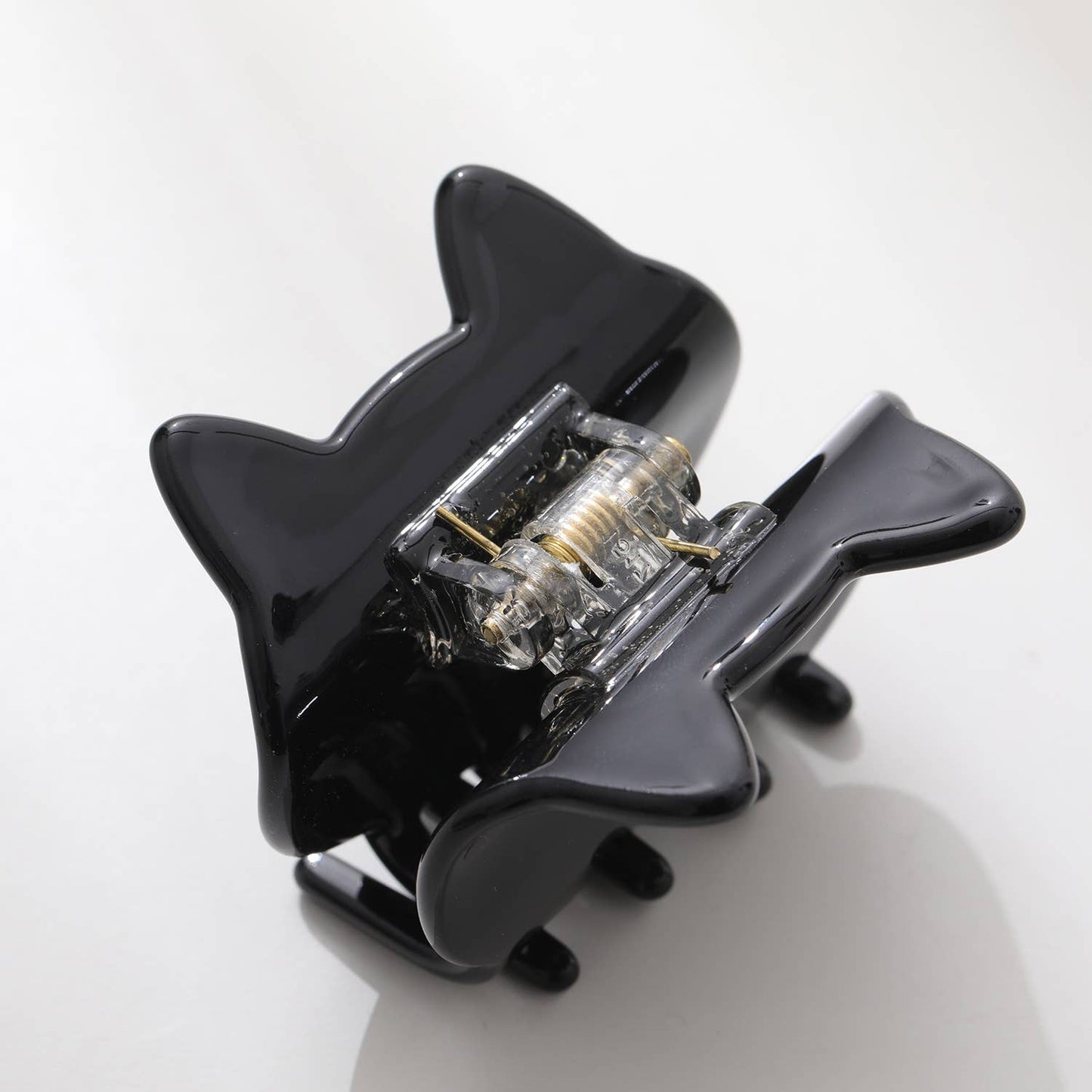 Black Cat Face Claw Clip - Small