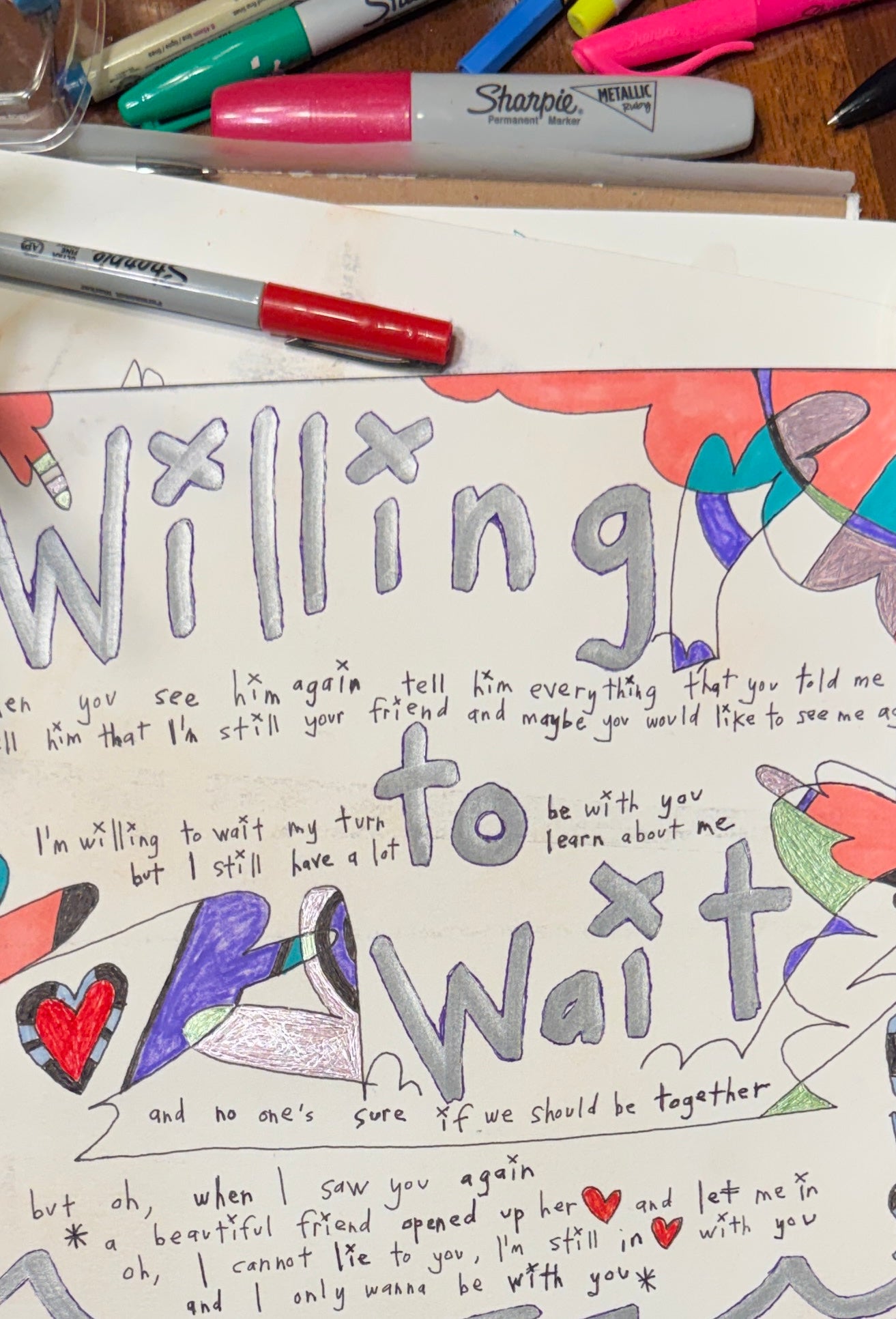Handwritten Personalized Lyrics