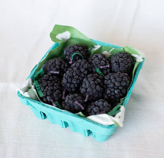 Blackberry Beeswax Birthday Candles