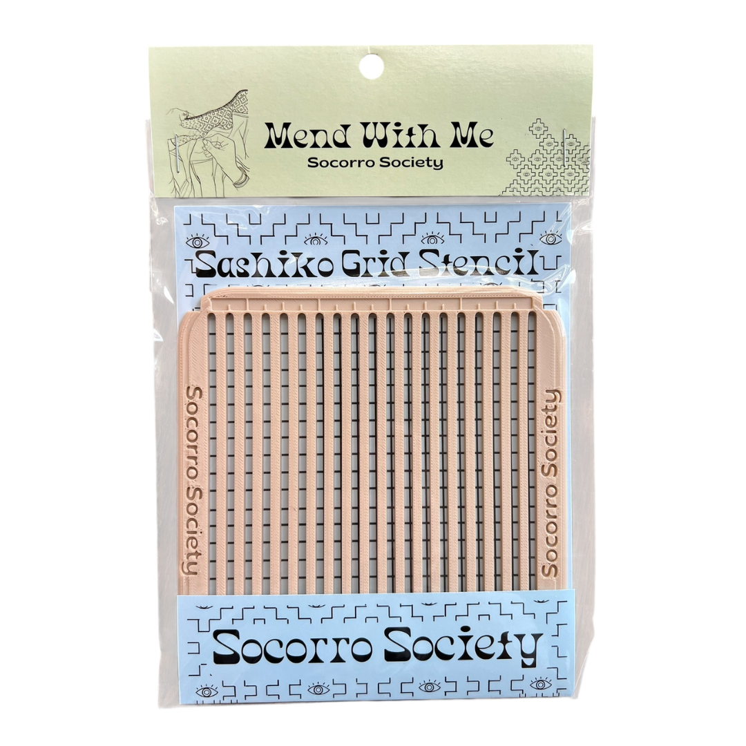 Sashiko Grid Stencil