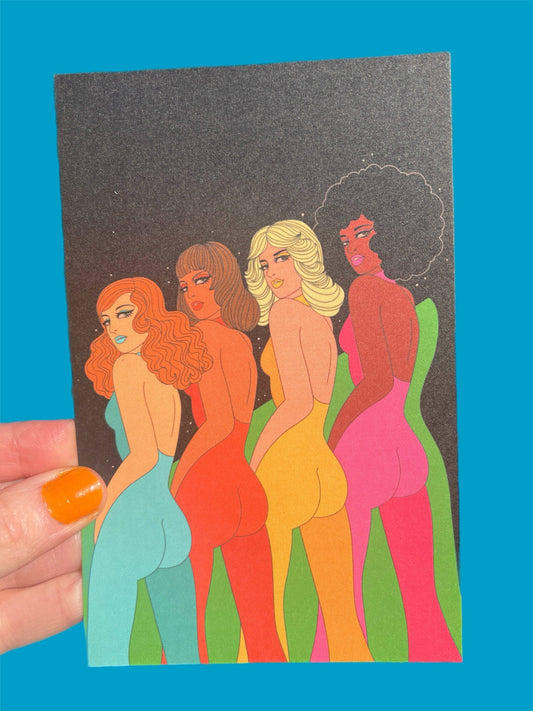 POSTCARD Disco Divas