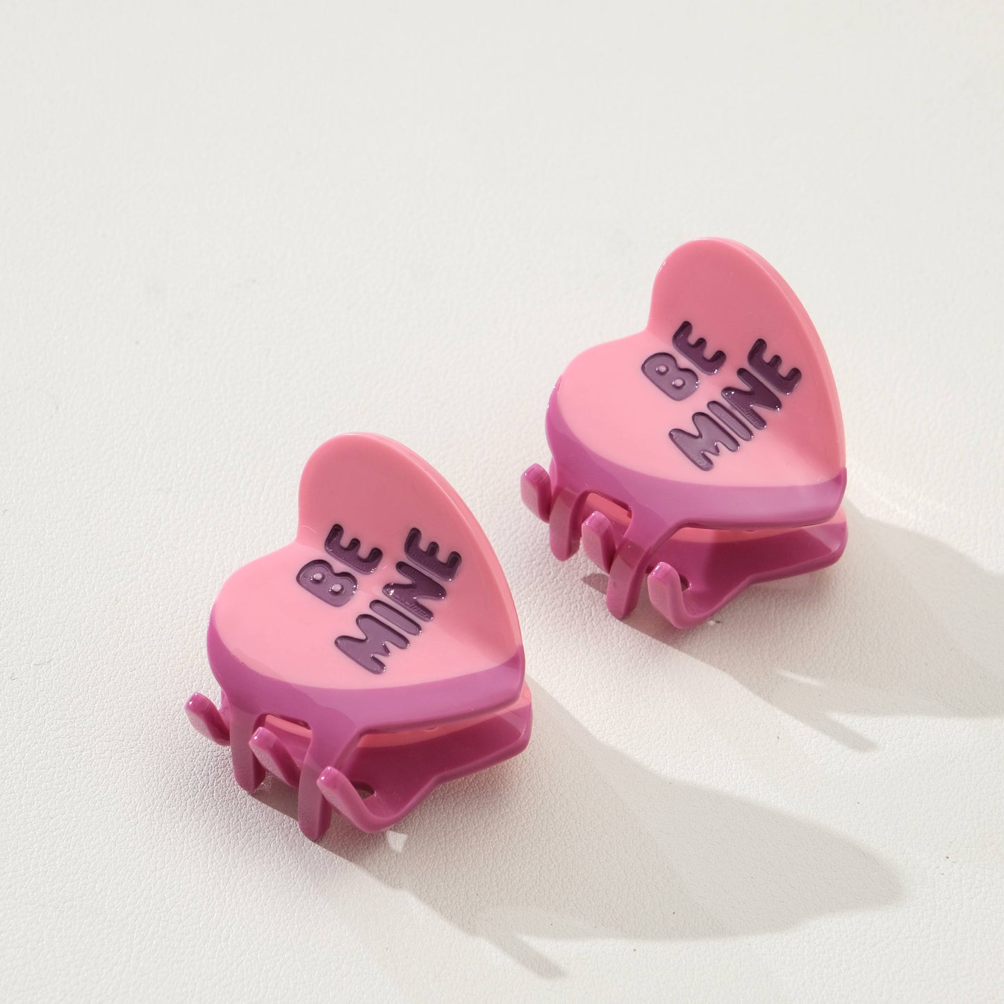 Be Mine Valentine Heart Mini Claw Clip