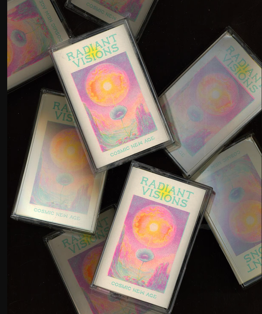 Radiant Visions: Cosmic New Age 90 min. Cassette Mixtape