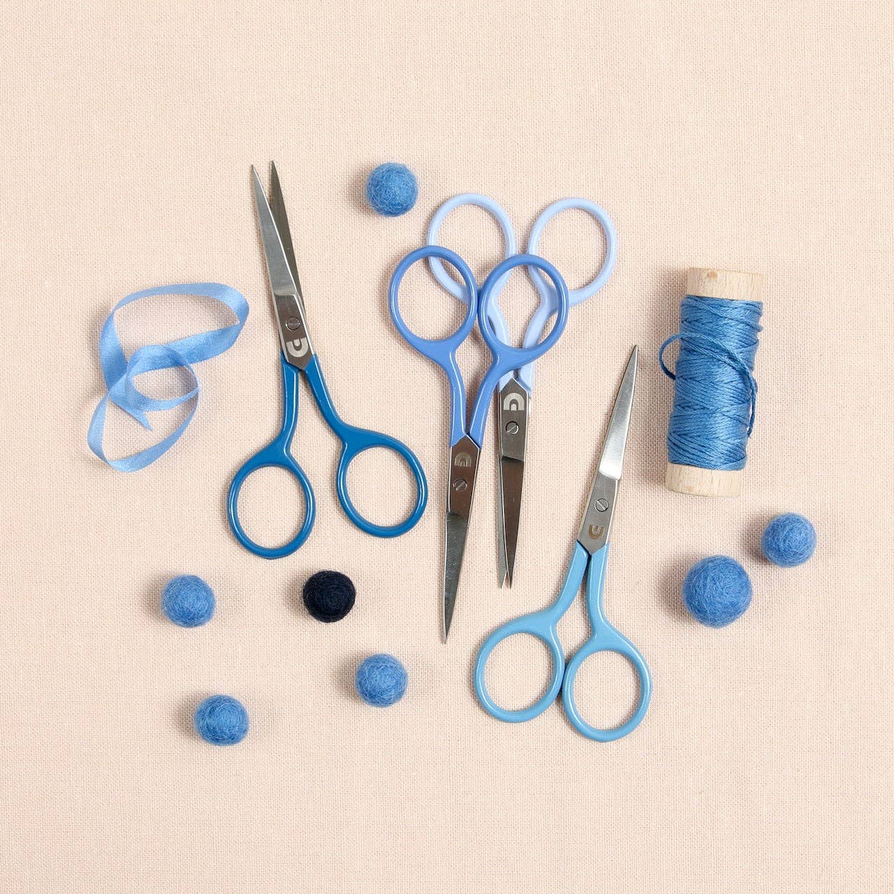 Embroidery Scissors, Cornflower