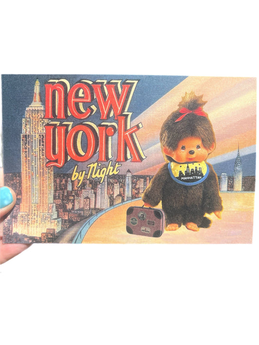 POSTCARD New York By Night