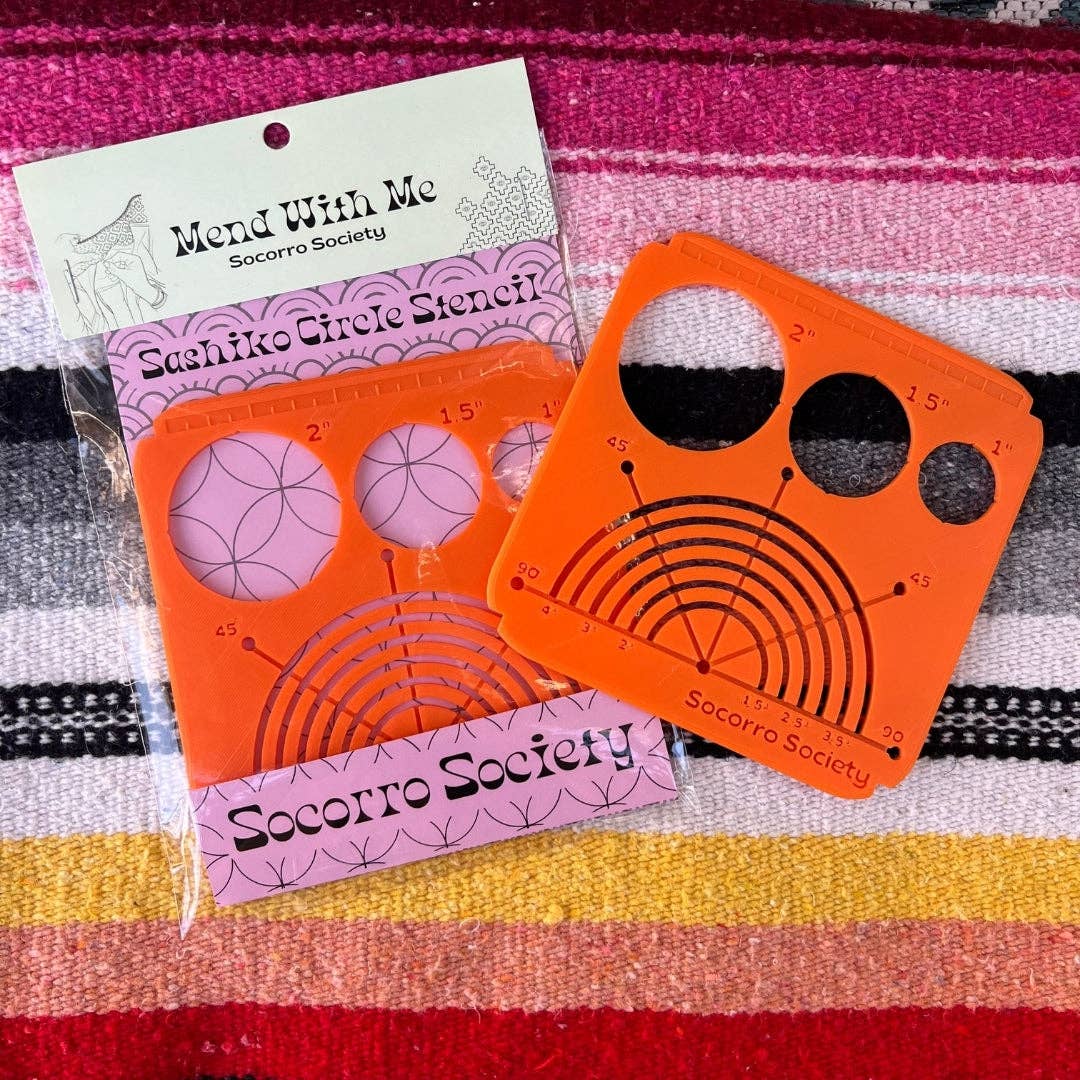 Sashiko Circle Stencil