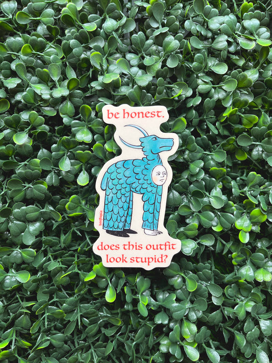 Stupid Outfit Medieval Vinyl Sticker