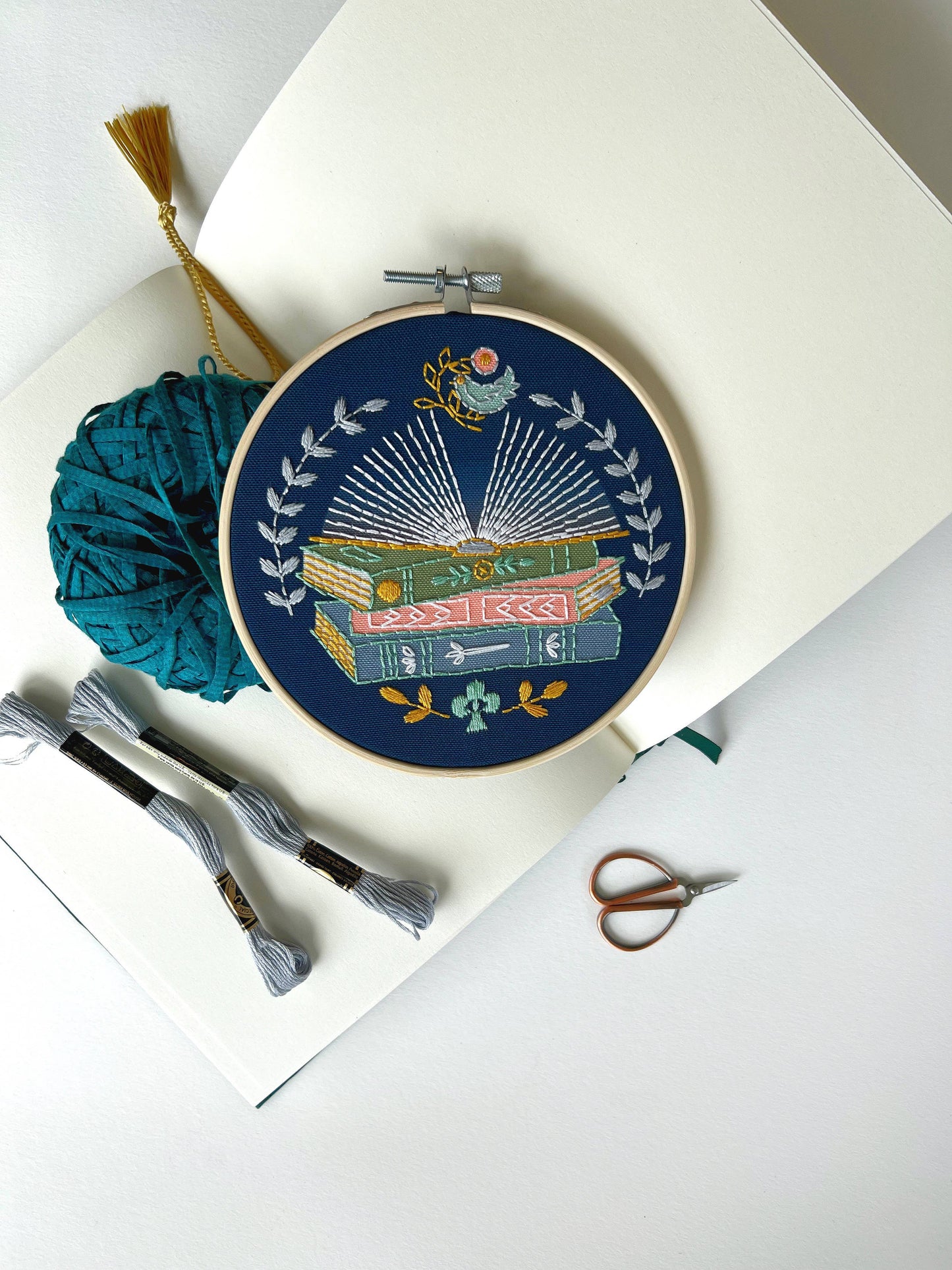 Reader Embroidery Kit