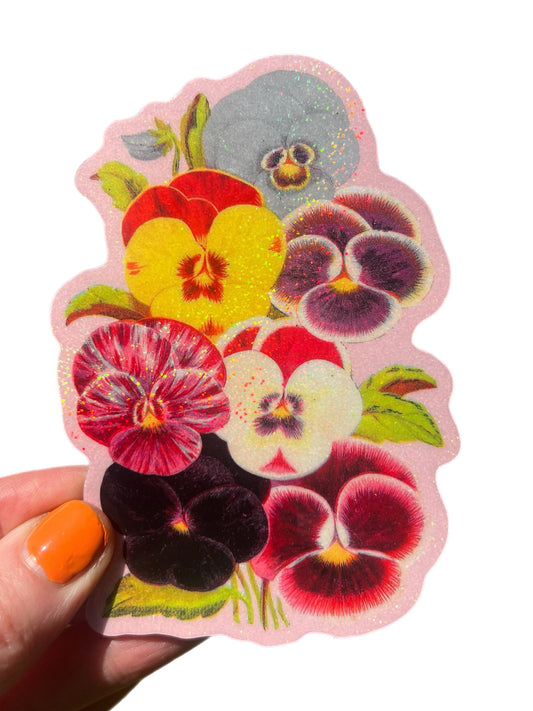 Violets STICKER 4 Inch