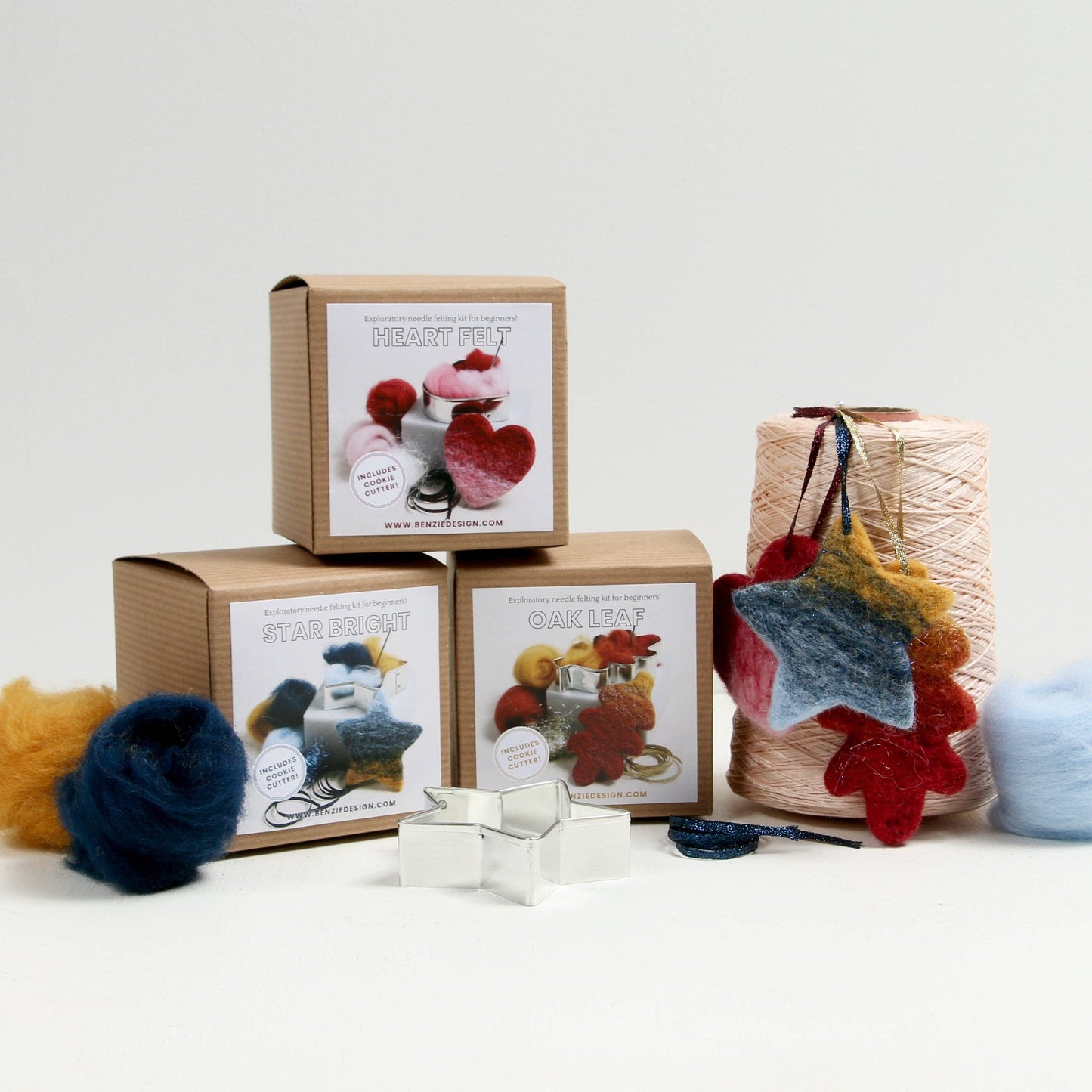 Oak Leaf, Beginner Needle Felting Kit