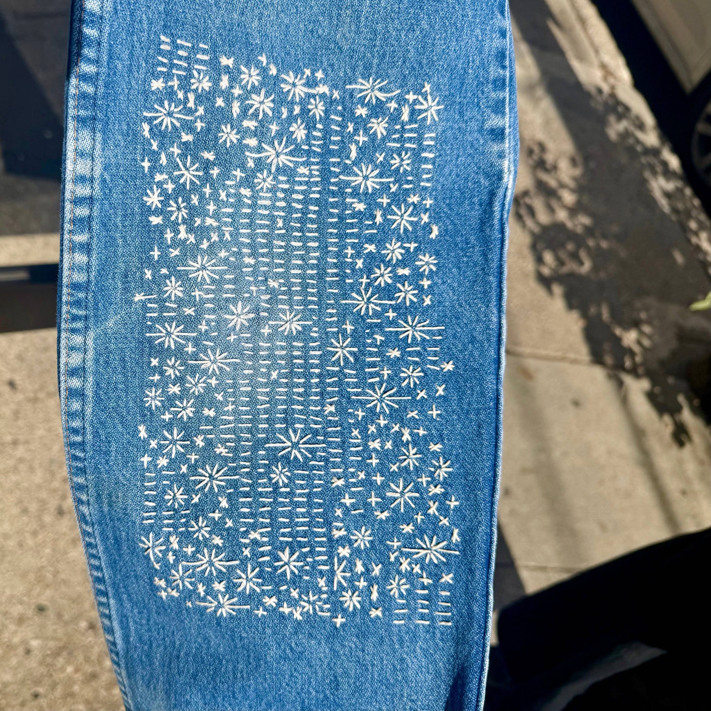 Stars - Minimal Mending + Embellishment Transfer