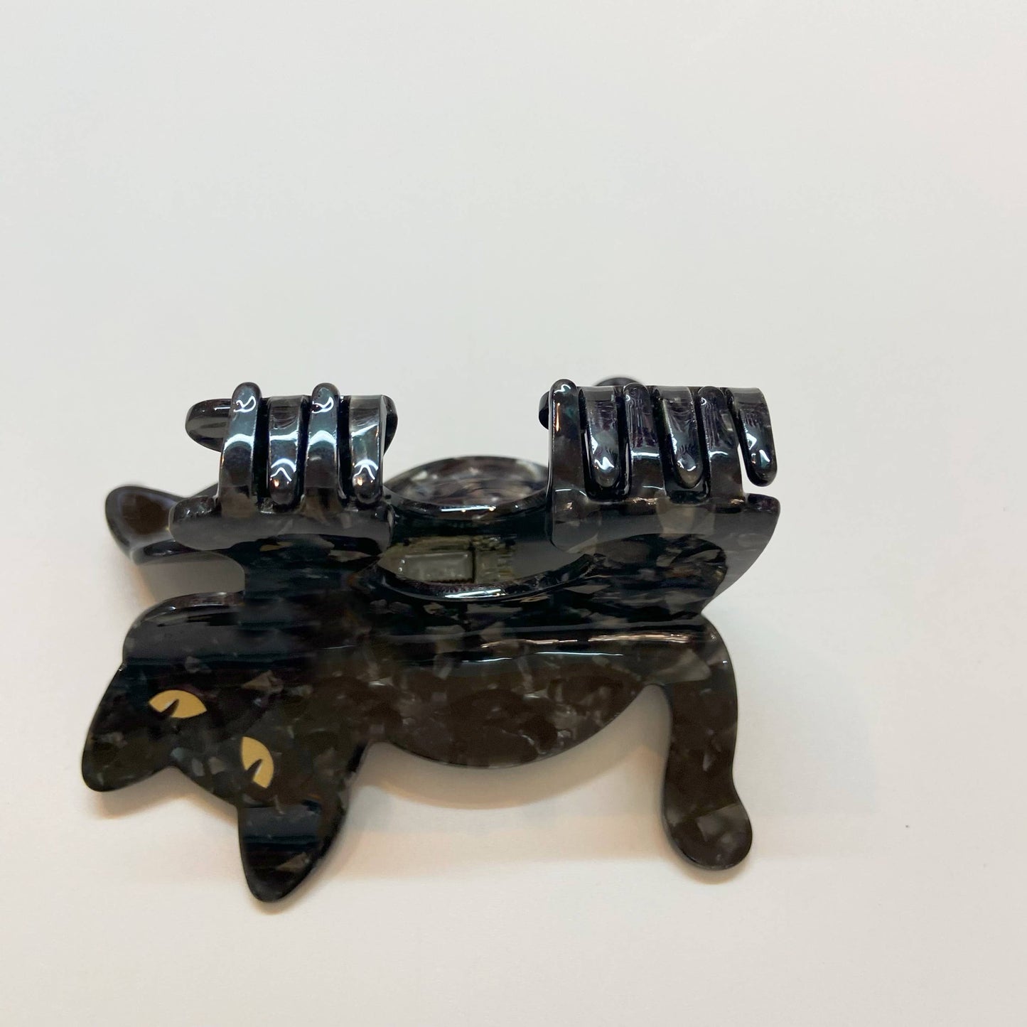 Arched Black Cat Claw Clip - Large