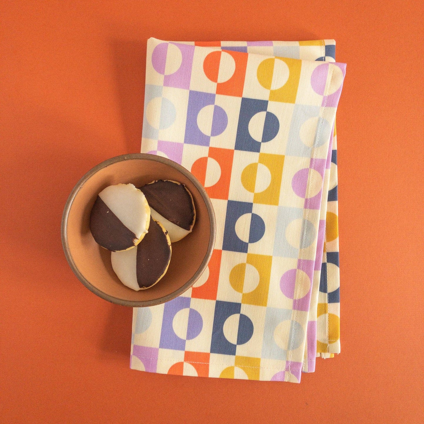 Colorful Geometric Tea Towel | Made in the USA