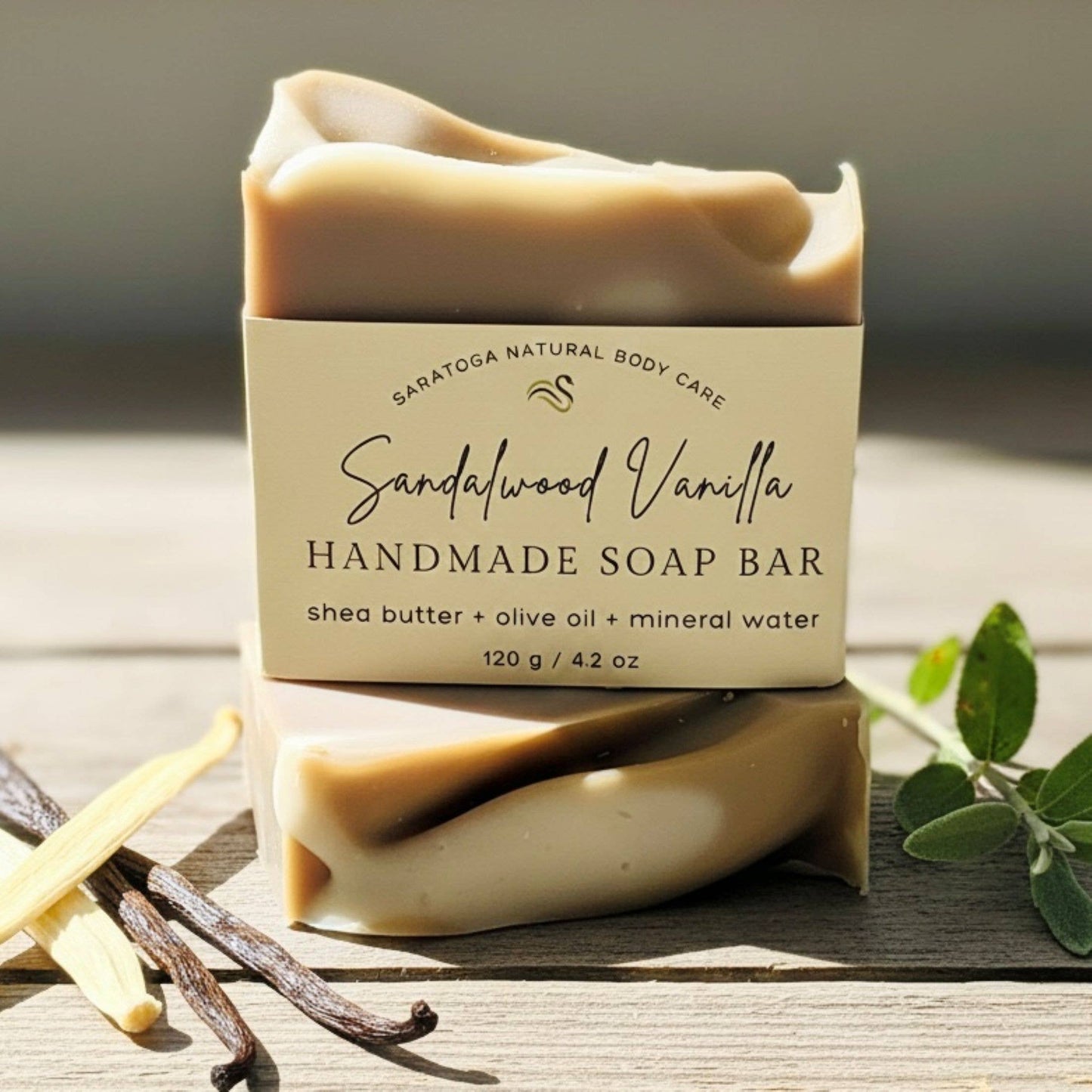 Sandalwood Vanilla Handmade Soap Bar