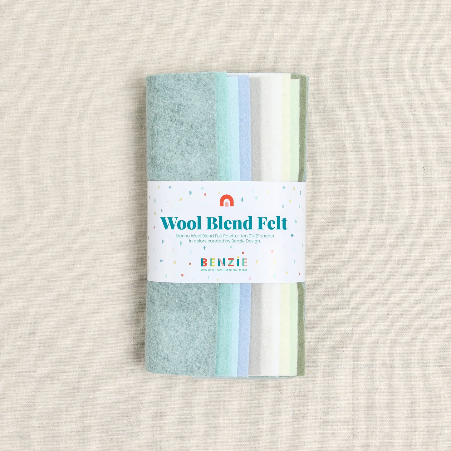 Wool Felt Sheets, First Frost