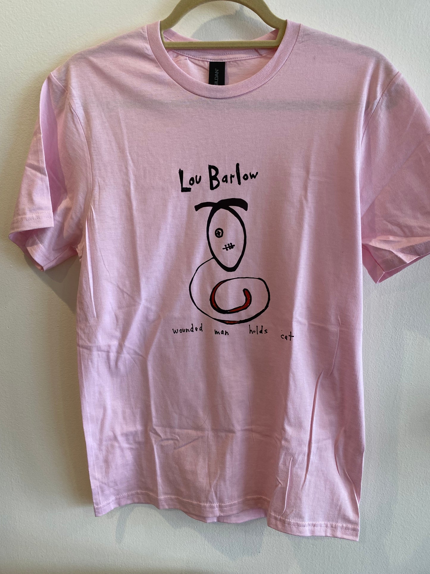 Wounded Man Holds Cat T-shirt