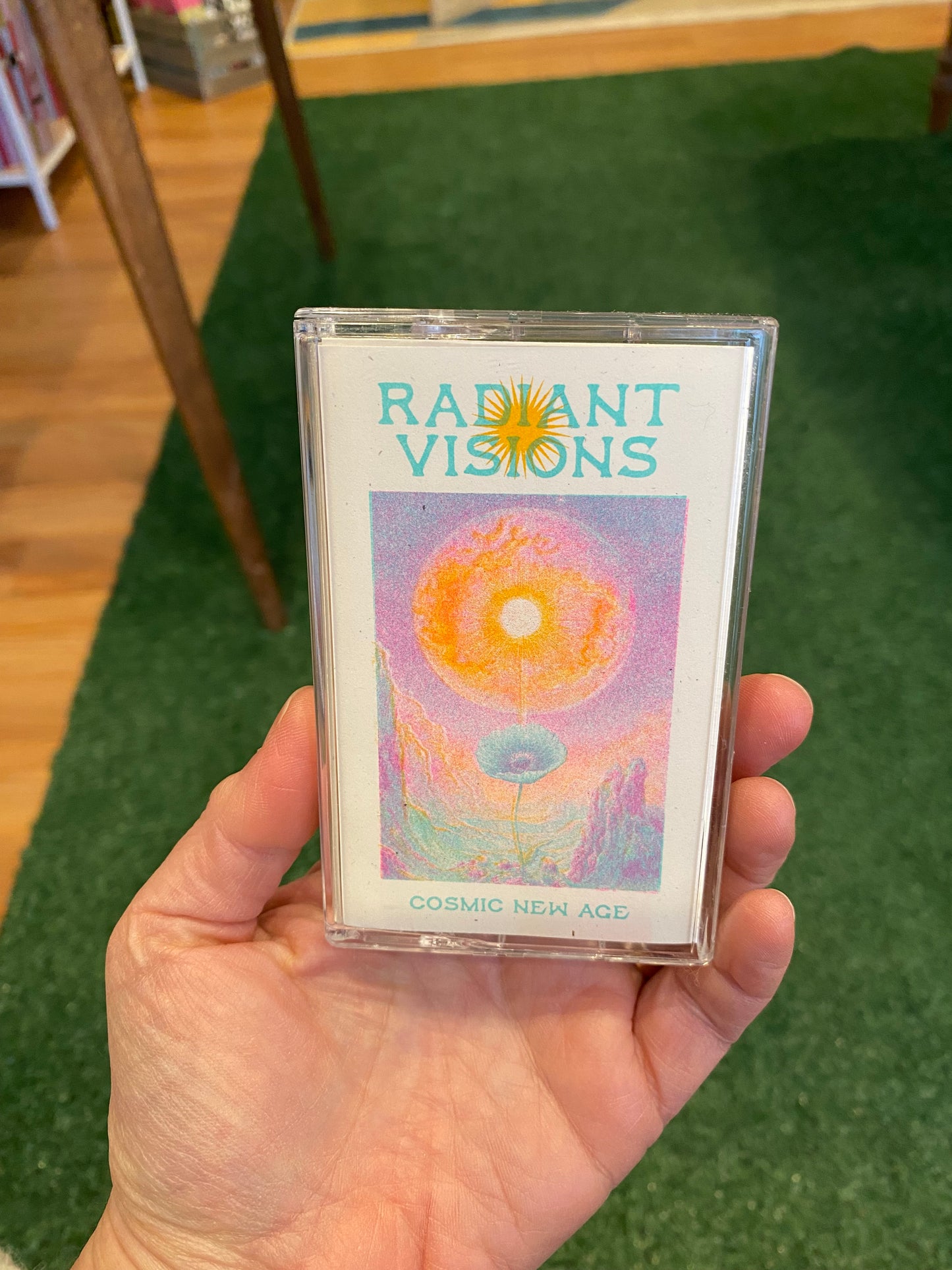 Radiant Visions: Cosmic New Age 90 min. Cassette Mixtape