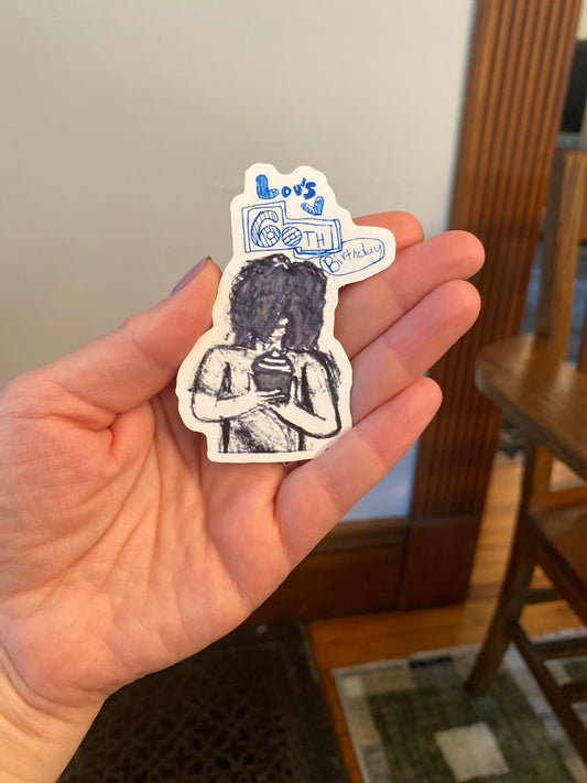 Lou's 60th Bday sticker