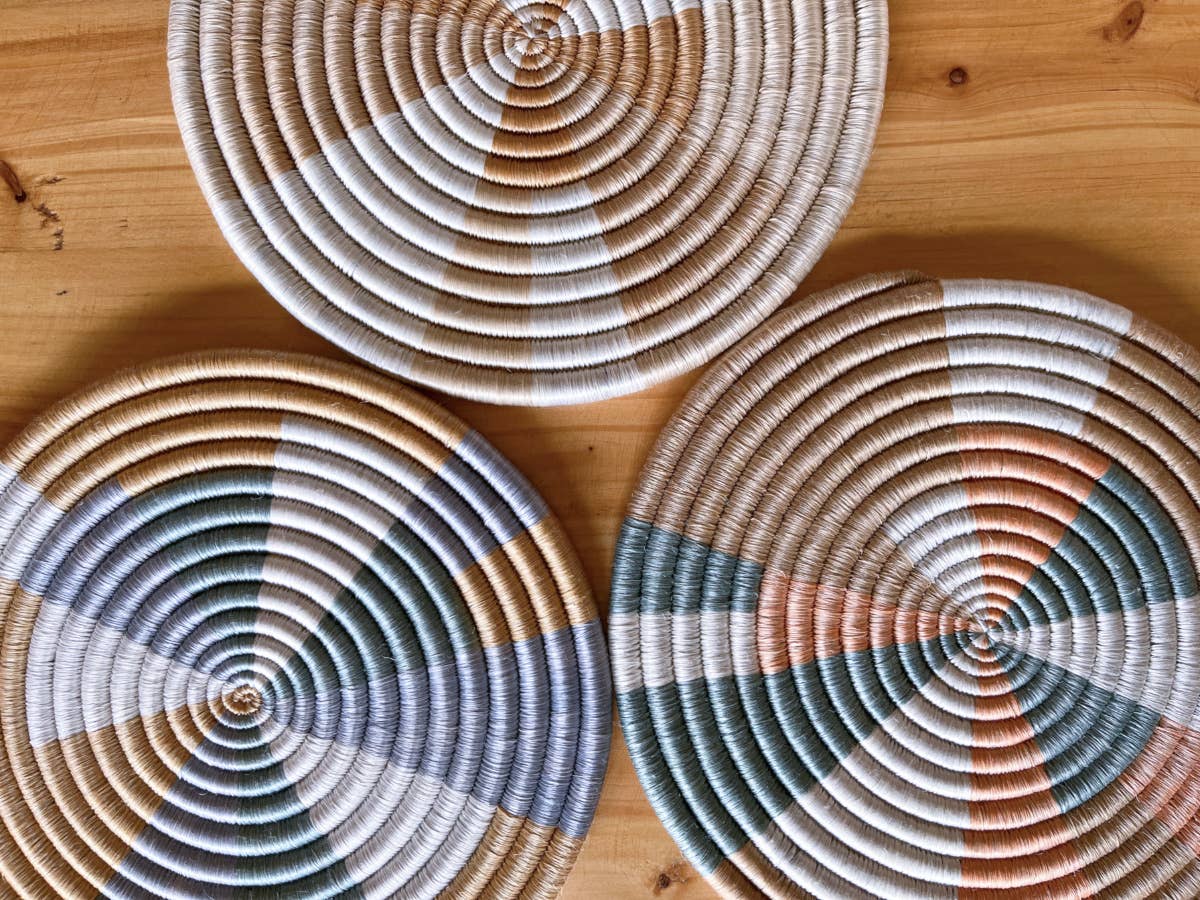 Hand Woven Trivets – Prism