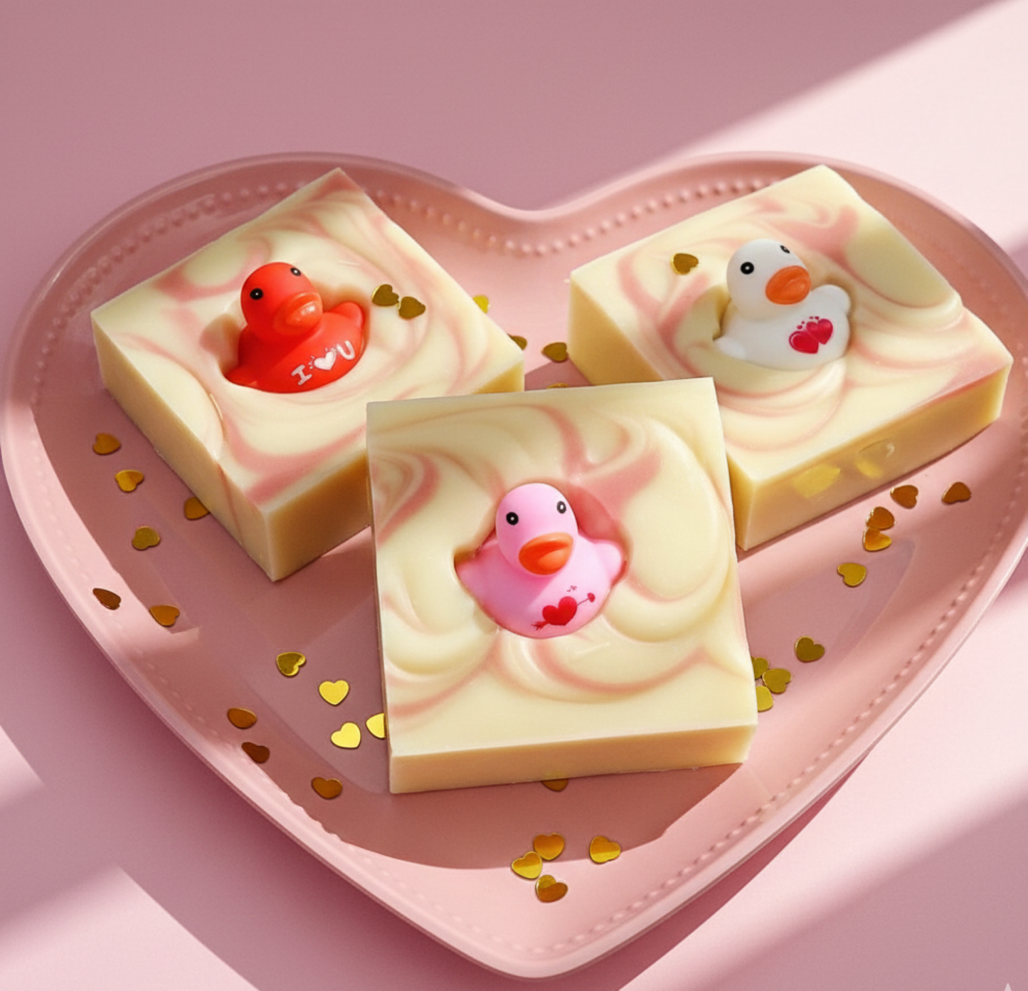 Cutie Pie Valentine's Day Handmade Soap Bar for Kids