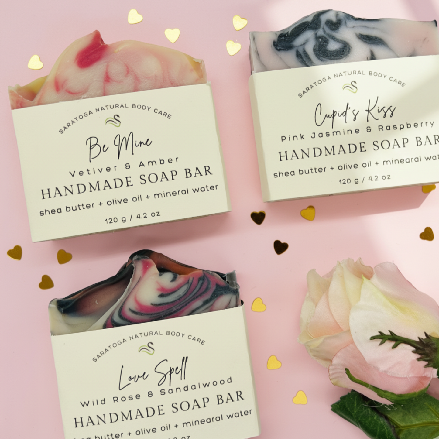 Be Mine Valentine's Day Handmade Soap Bar Vegan