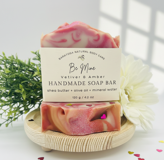 Be Mine Valentine's Day Handmade Soap Bar Vegan